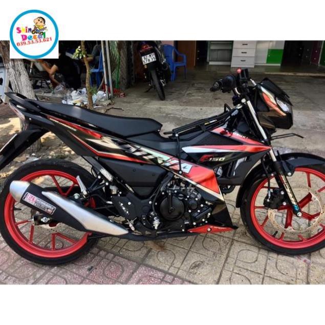 Tem rời Satria Fi chất liệu Crom. Thị trường có hàng giả crom ae lưu ý.