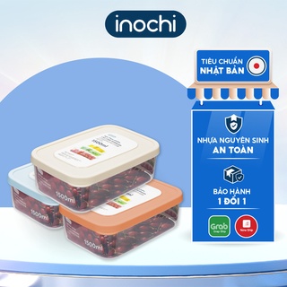 Hộp Nhựa Đựng Thực Phẩm Hokkaido Inochi Chữ Nhật - Nhựa An toàn Chịu Nhiệt Cao Để Được Lò Vi Sóng