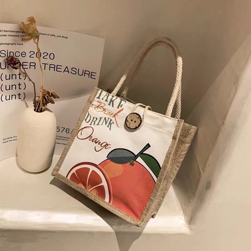 Túi xách cói phong cách Vintage