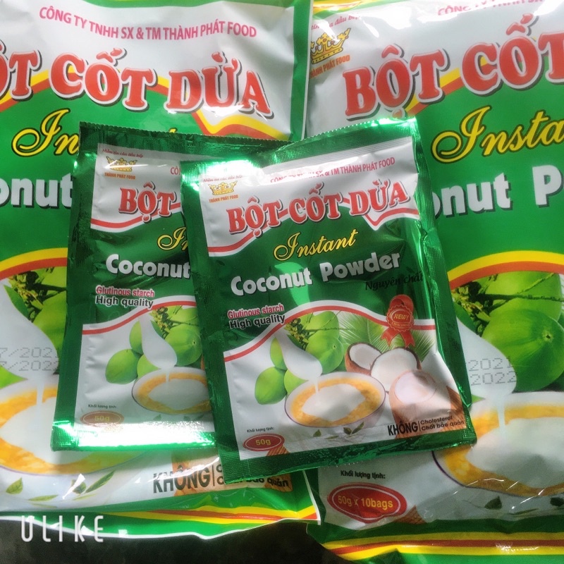 Bột Cốt Dừa Tan Nhanh Tiện Lợi Gói 50g [THKN77]
