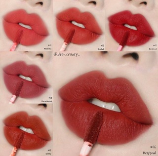 Son kem Rom&nd Zero Velvet Tint ( màu 2,5,6,10,11)