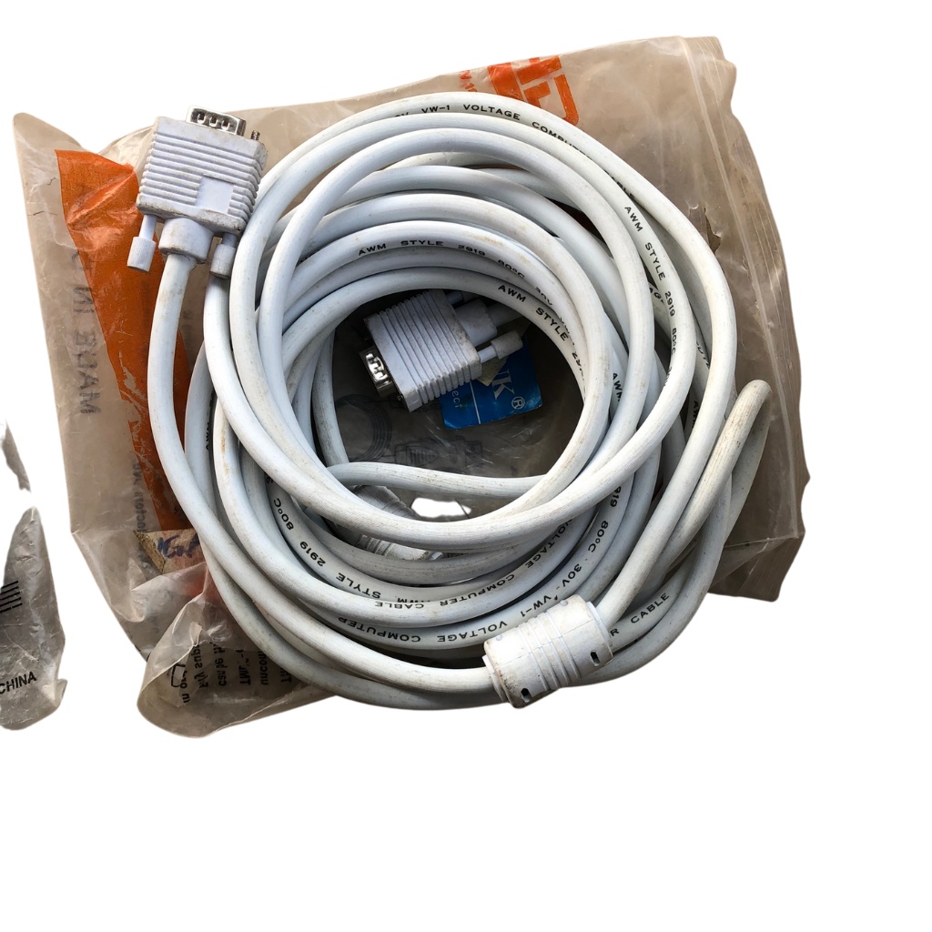 Dây VGA lõi đồng 1.5m 3m 5m 10m hàng chuẩn 3+6 chất lượng cao cáp 2 đầu VGA đực xịn tốt chống nhiễu