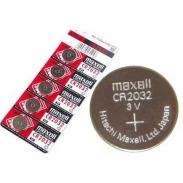 Vỉ 5 Viên Pin MAXELL CR2032 Lithium 3V