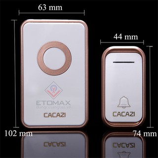 CHUÔNG CỬA KHÔNG DÂY CACAZI V2