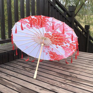 Ô dù lụa giả cổ trang tua ngắn order phần 1