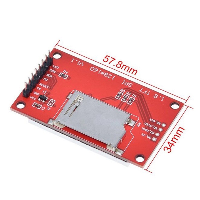 Bộ 5 Cổng Hiển Thị Màn Hình Lcd Spi Tft St7735 Cho Arduino | BigBuy360 - bigbuy360.vn