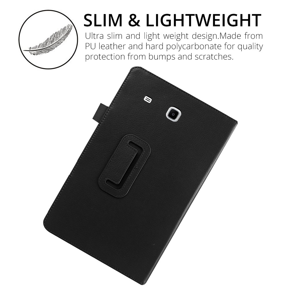 Bao da máy tính bảng PU nắp lật làm giá đỡ bảo vệ cho Samsung Galaxy Tab S7 T870 E 9.6 SM-T561 S6 Lite P610 S5E