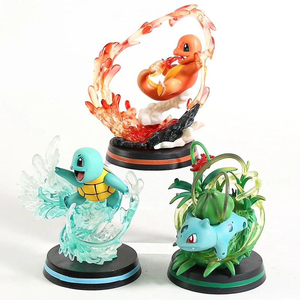 Mô hình nhân vật hoạt hình Pokemon bằng PVC dùng cho trang trí dễ thương