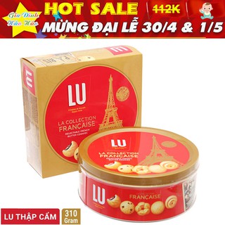 Bánh Quy Bơ Thập Cẩm Lu - Hộp thiếc 310g