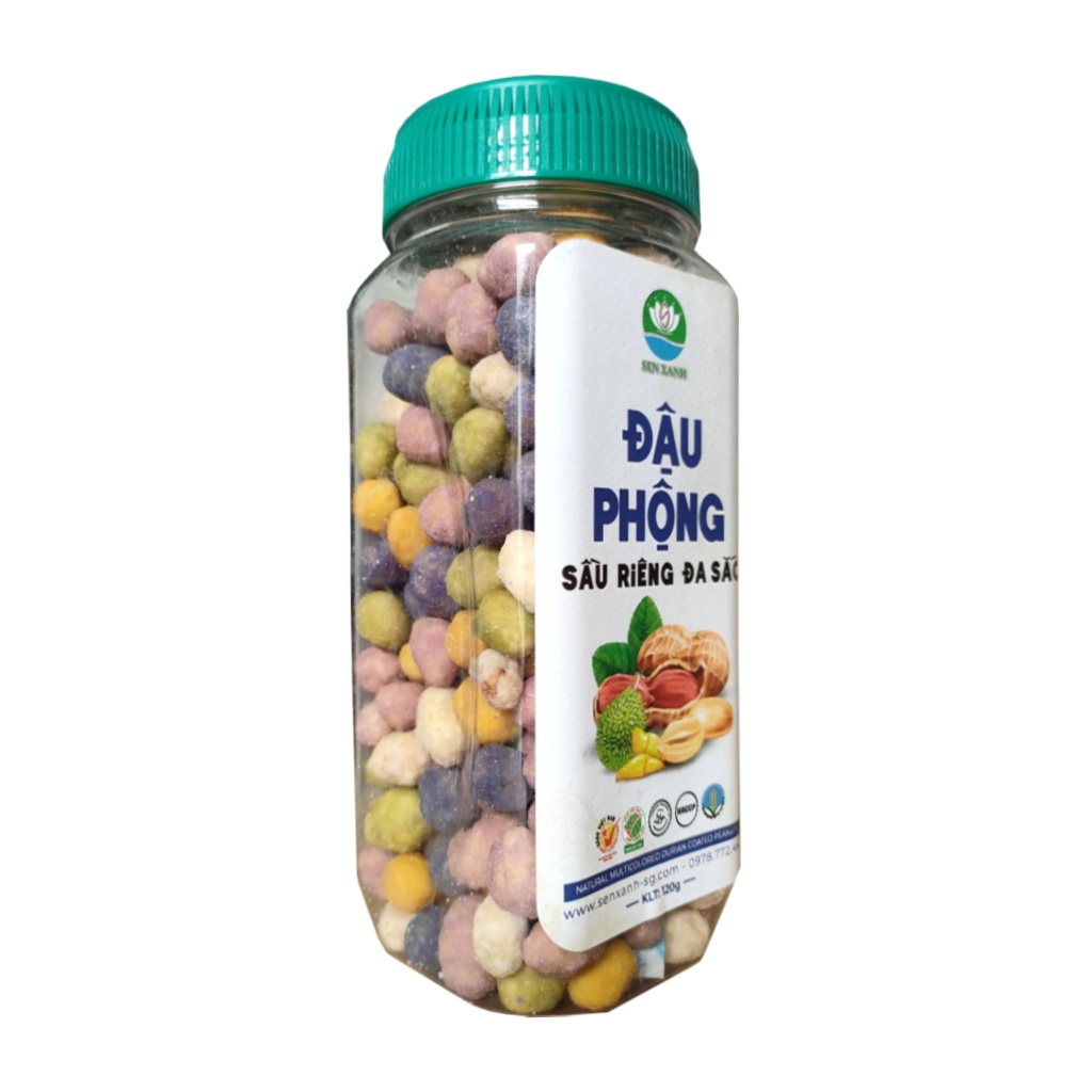 [SenXanh Emart]  Đậu Phộng Sầu Riêng Đa Sắc (260G) - đặc sản Long An