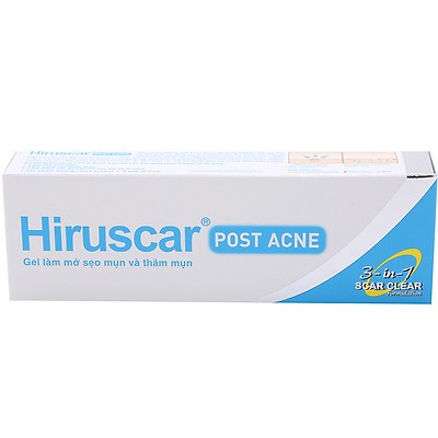 GEL LÀM MỜ SẸO VÀ THÂM MỤN HIRUSCAR POST ACNE GEL 10G CHÍNH HÃNG - 7702