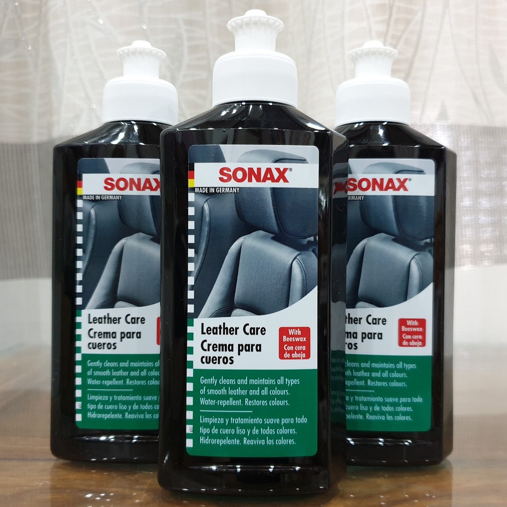 Mã LIFE020630K giảm 15% đơn 150K Bảo Dưỡng Da Sonax Leather Care 250ml