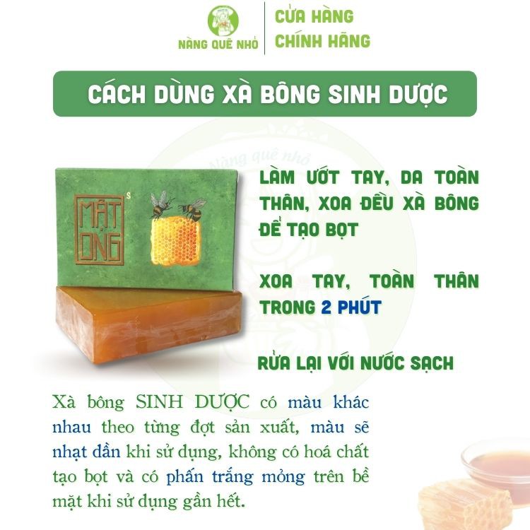 Xà Bông Nghệ Mật Ong Xà Bông Sinh Dược Ngừa Mụn Dưỡng Da Ngừa Thâm 100gr