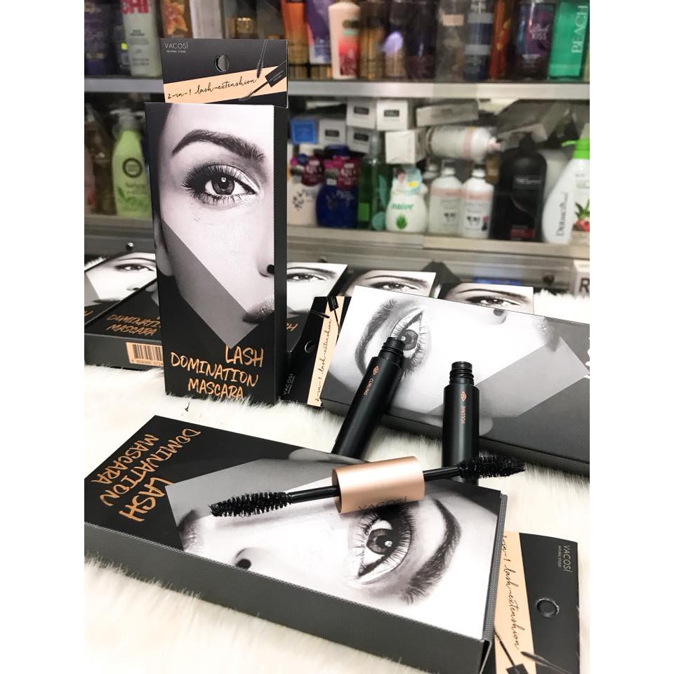 Mascara 2 Đầu Vacosi Làm Dài & Cong Mi Không Lem Không Trôi