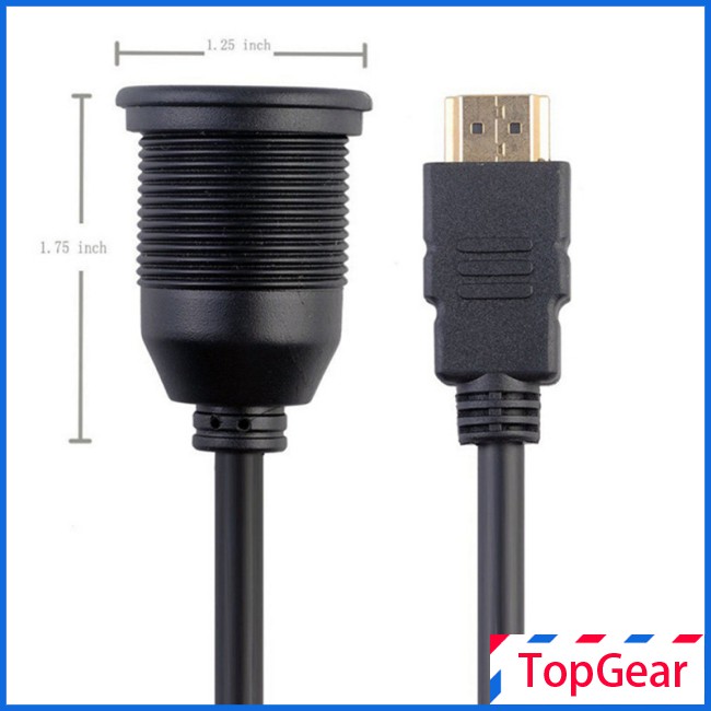 Dây Cáp Nối Dài Cổng Hdmi Cho Xe Máy / Xe Hơi