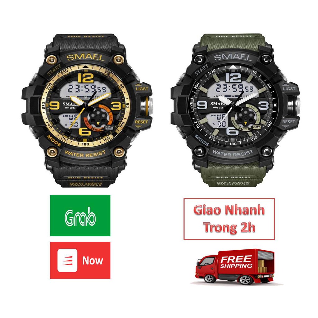 [Free Ship-Hàng Xịn] ĐỒNG HỒ THỂ THAO SMAEL 1617 Chống Nước Chống Va Đập Cho Nam | DH0143 GreenHouse | BigBuy360 - bigbuy360.vn