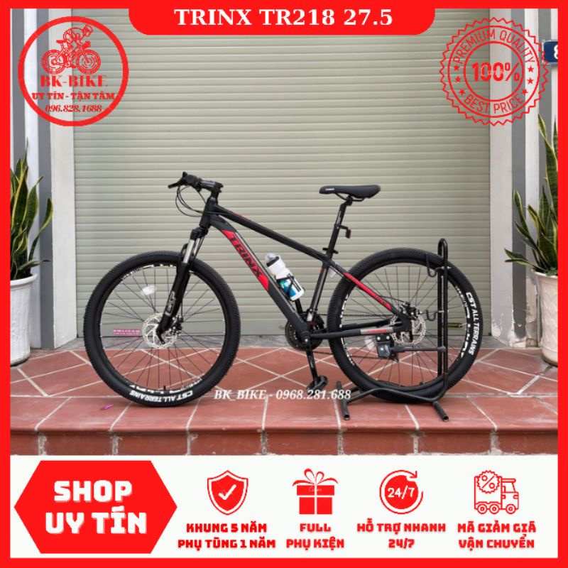 Xe Đạp Thể Thao Trinx TR218 27.5 2022 - Khung Nhôm Dây Âm, Groupset Shimano EF500(JP), Líp Shimano(JP)
