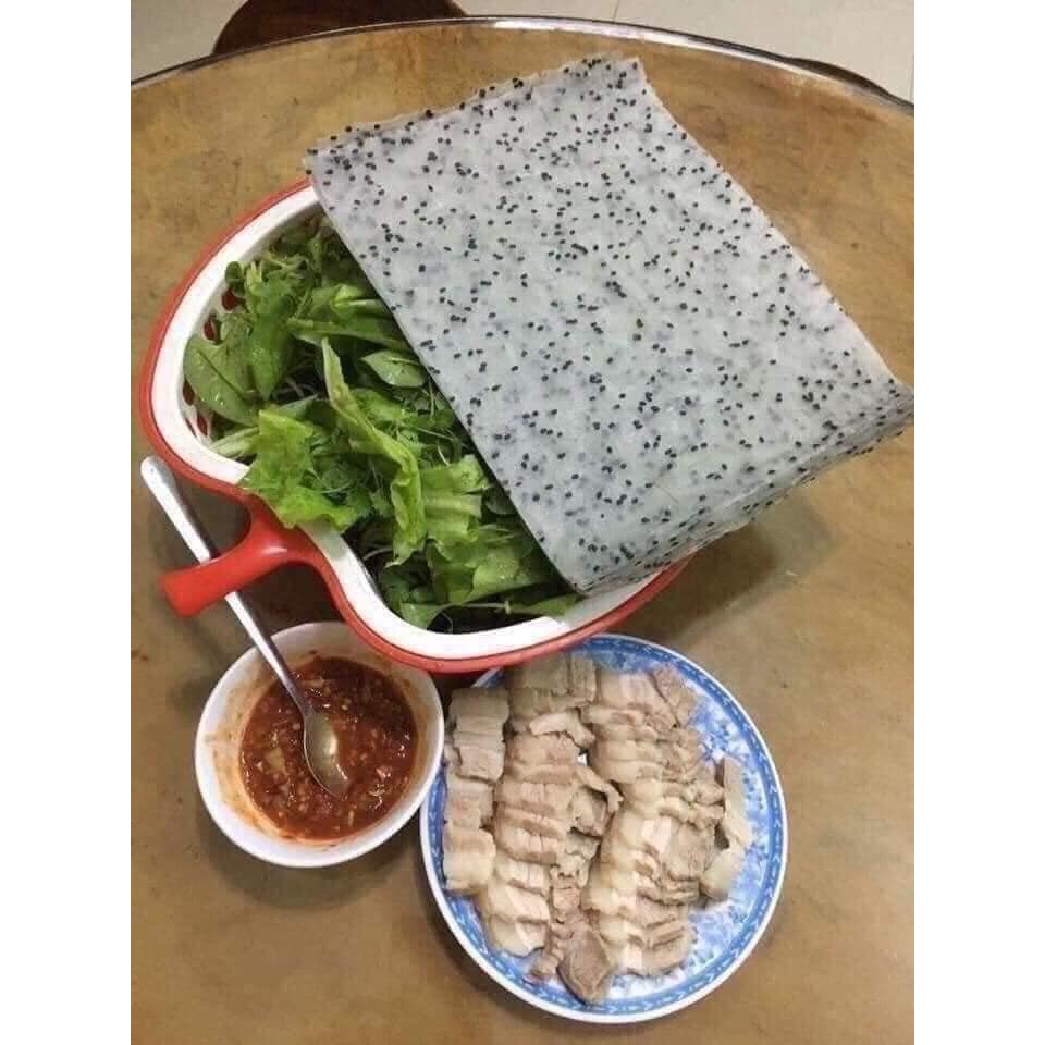 BÁNH TRÁNG NHÚNG PHAN RANG - BÁNH TRÁNG NHÚNG MÈ ĐEN (1kg)