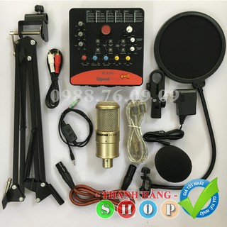 Trọn bộ Combo Mic thu âm Takstar PC-K200 Full và Soundcard Icon Upop Pro