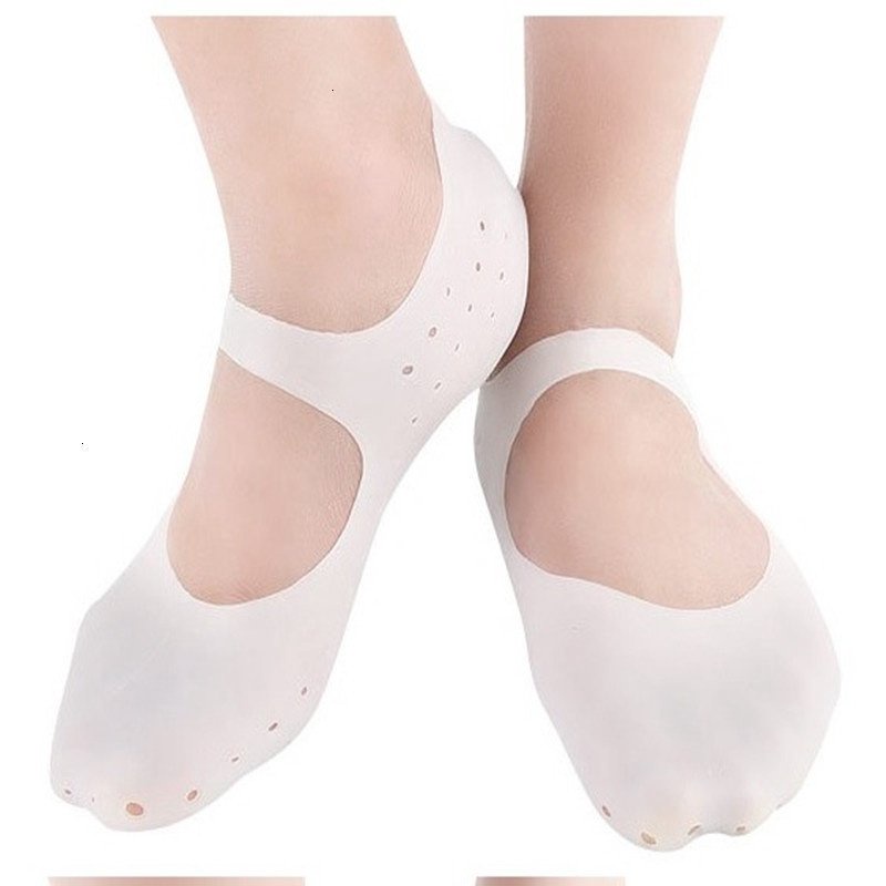 Đôi vớ silicone bảo vệ gót chân chống nứt nẻ ngăn ngừa bong tróc