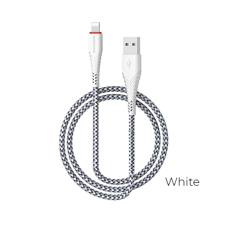 Cáp sạc điện thoại bọc dù Borofone Bx25 | Lightning - Micro - Type C
