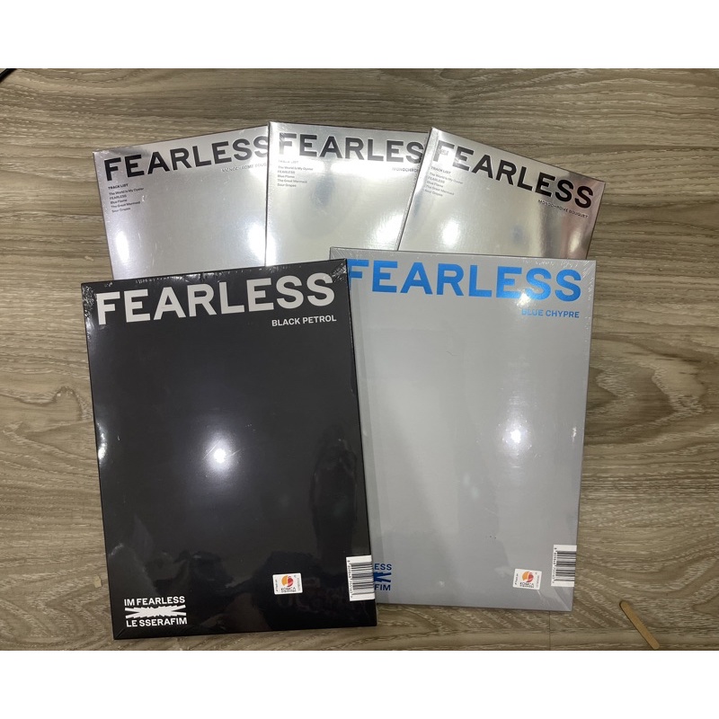 Bộ ảnh album Fearless - Le Sserafim nguyên seal