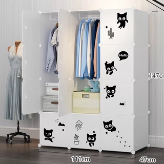 Tủ nhựa lắp ghép siêu tiện lợi 12 ô size lớn