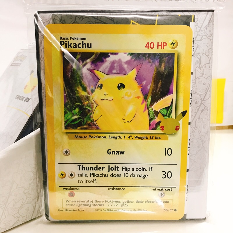 [Oversize card] Album đựng bài Pokemon Jumbo / Oversize card to kèm lá Pikachu Classic - Binder First Partner Collector