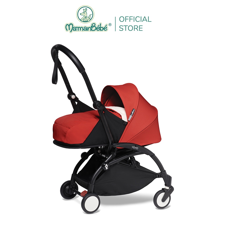 Bộ màn chụp và đệm xe đẩy BABYZEN YOYO 0+ Đỏ Cam