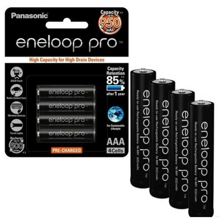 pin AAA✪Freeship✪ pin 3A  eneloop 950mAh Pro sử dụng cho các thiết bị điện tử