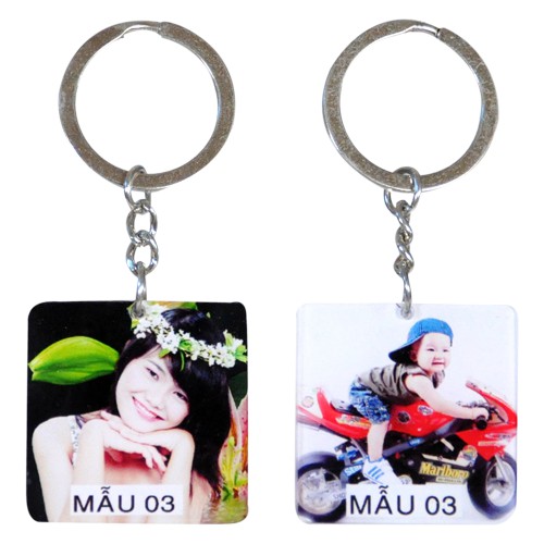 Móc khóa in hình theo yêu cầu