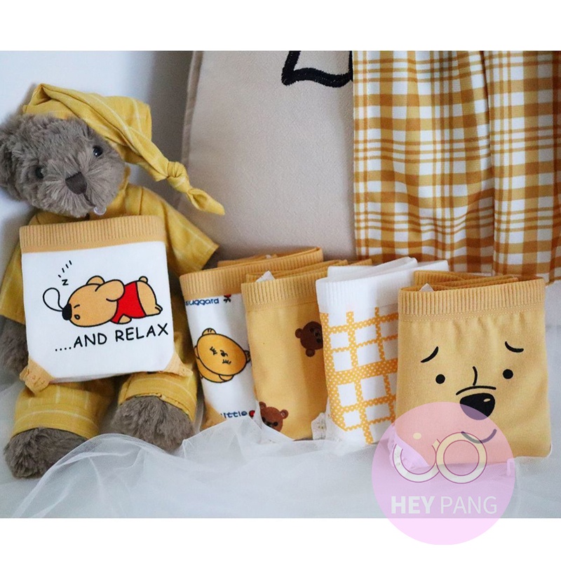 Set quần lót nữ cotton kháng khuẩn thấm hút mồ hôi thông hơi chất liệu mềm mại cho làn da HEYPANG VN011V