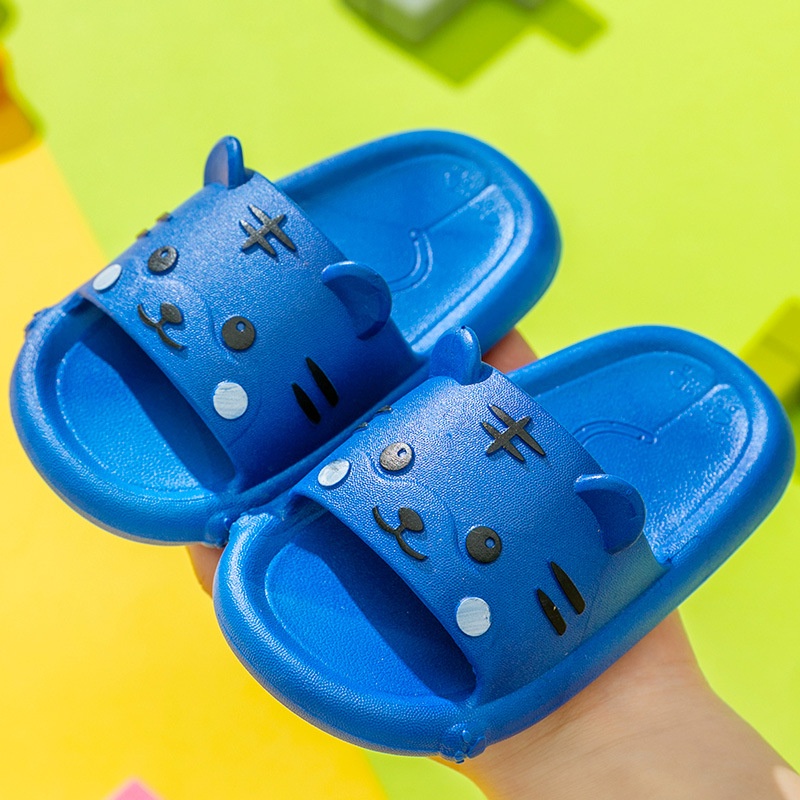 Dép lê bé trai bé gái hình con hổ dễ thương, đế chống trượt -TD24