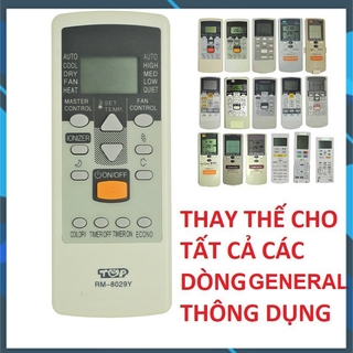 Remote điều khiển máy lạnh, máy điều hòa general đa năng rm-8028y