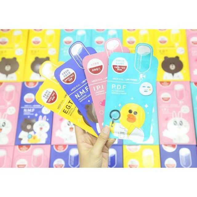 MẶT NẠ GIẤY MEDIHEAL LINE FRIENDS
