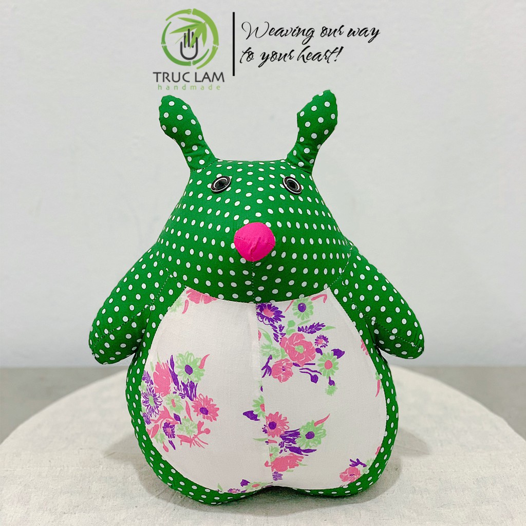 Đồ Chơi Cho Bé Thú Nhồi Bông Hình Pokemon Totoro Vải Hoa Bông Gòn Cao Cấp (A) - Trúc Lâm Handmade