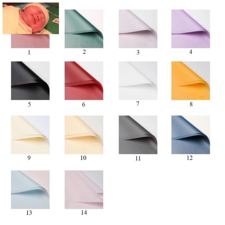 Giấy gói hoa gấm lì-gấm hàn Hàn Quốc loại dày sịn tập 20 tờ