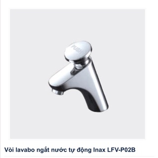Vòi rửa lavabo bán tự động nước lạnh Inax LFV-P02B