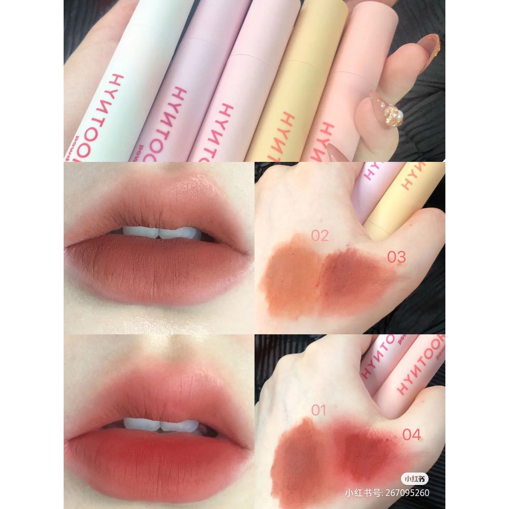 Son Môi Hyntoor Chất Nhung Mịn Trang Điểm Chuyên Nghiệp  Nội Địa Trung 3.5g | BigBuy360 - bigbuy360.vn