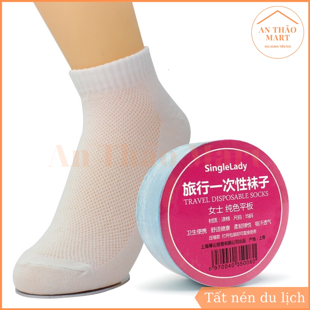 Tất nén mang đi du lịch, Vớ nén cổ ngắn thoáng khí cho nam nữ
