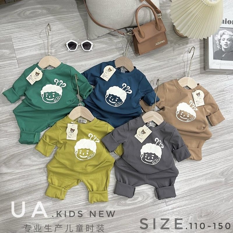 [ Ảnh thật] Bộ thun cotton mỏng siêu nhẹ cho bé trai/ bé gái