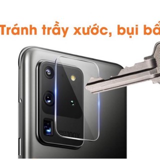Kính cường lực Camera cho Galaxy S20/ S20 Plus/ S20 Ultra chống trầy xước, vỡ siêu tốt