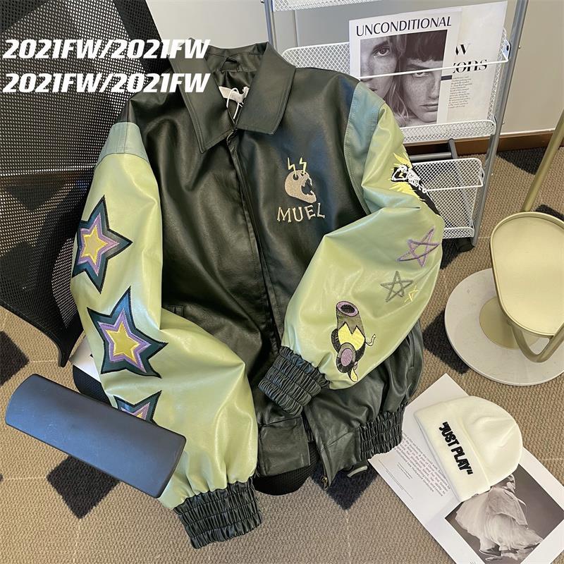 Áo Khoác Bóng Chày Dáng Rộng Kiểu Đường Phố Retro Mỹ Thời Trang Xuân Thu 2022 Cho Các Cặp Đôi