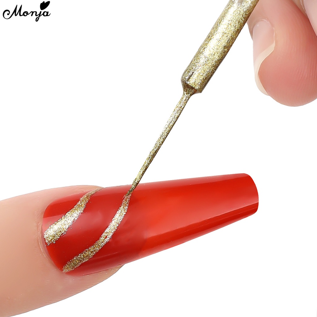 Sơn móng gel UV LED MONJA 8ml 12 màu sáng bóng