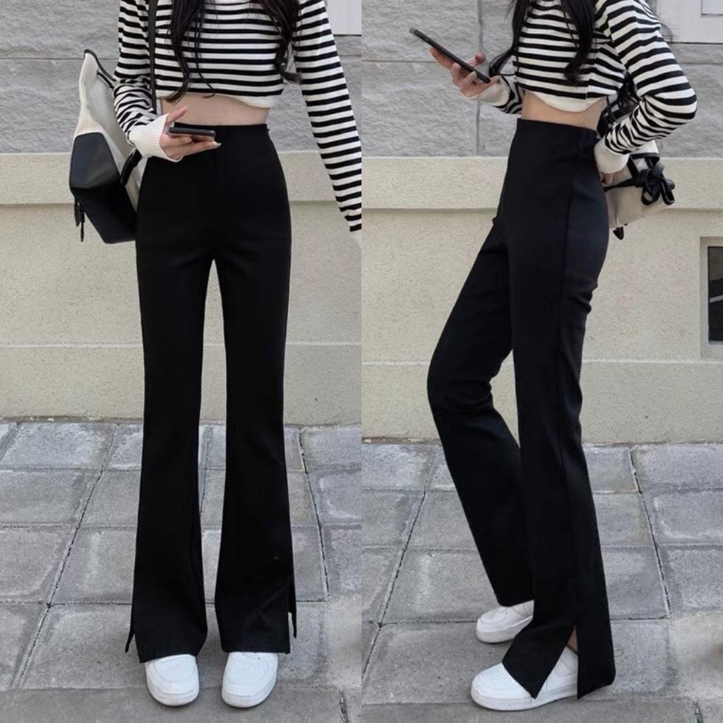 Quân Tấy Ống Loe Xẻ Cạnh Siêu Hot