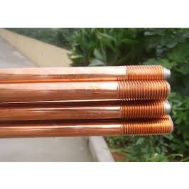 Cọc tiếp địa thép mạ đồng D16-1,2m