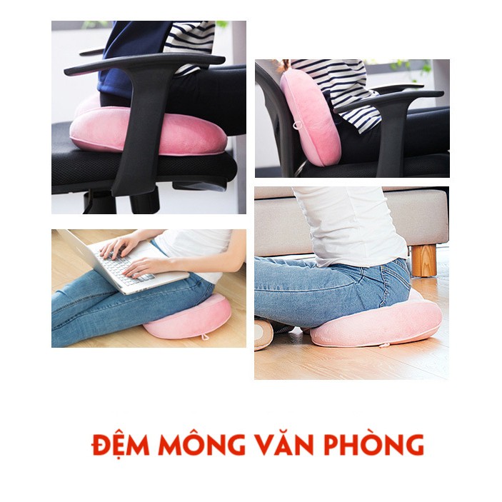 Đệm mông Amazon sang trọng - Đệm mông gấp đôi đa năng sử dụng giúp mông đẹp thon gọn Bán chạy Best Seller