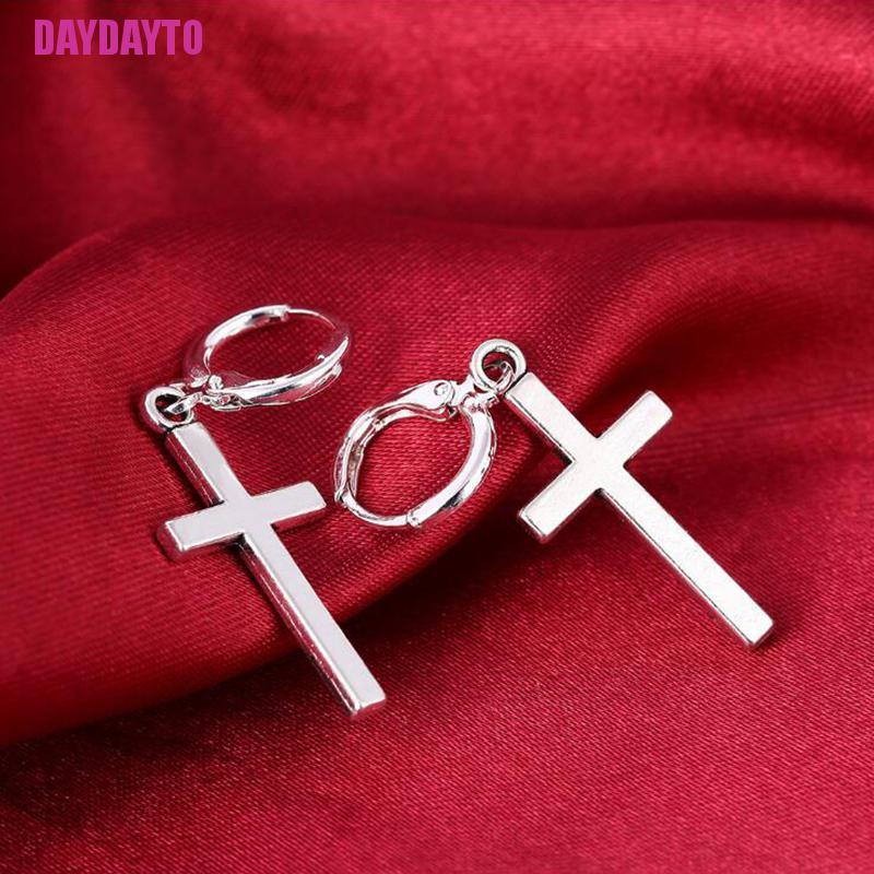 Bông Tai Hình Thánh Giá Phong Cách Punk Thời Trang Dành Cho Nữ