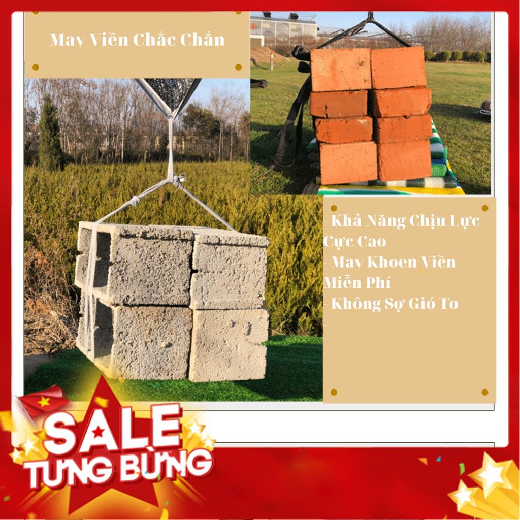 Lưới Che Nắng Nam Việt - Giá Bán Trên 1 Mét Vuông - Màu Vàng - May Viền Đóng Khoen Sẵn