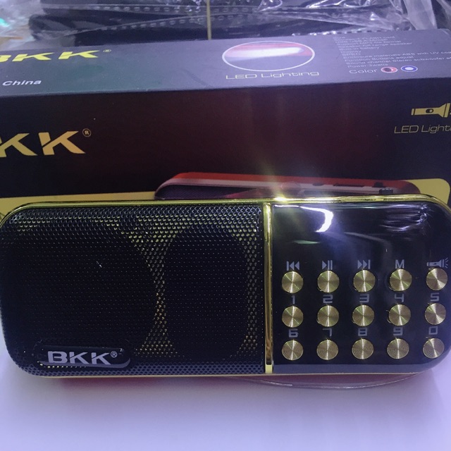 Đài Nghe Nhạc BKk-Hỗ Trợ 2 Cổng Cắm Thẻ Nhớ-USB-Loa To